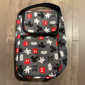 Disney Mickey Mouse Printed  Pouch - Gray/Red/Black
